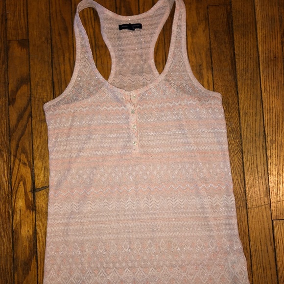 Pink sparkle American eagle tank - Picture 1 of 4